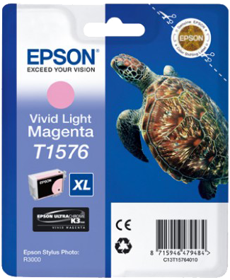 Epson T1576 XL Magenta (brillant) Cartouche d'encre