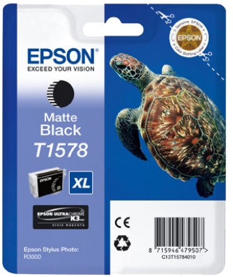 Epson T1578 XL Black (matt) ink cartridge