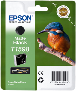 Epson T1598 black ink cartridge
