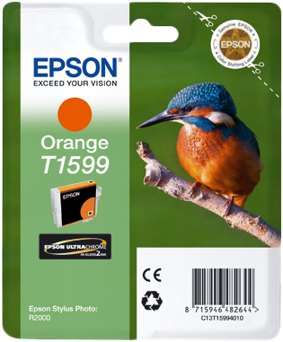 Epson T1599 Naranja Cartucho de tinta