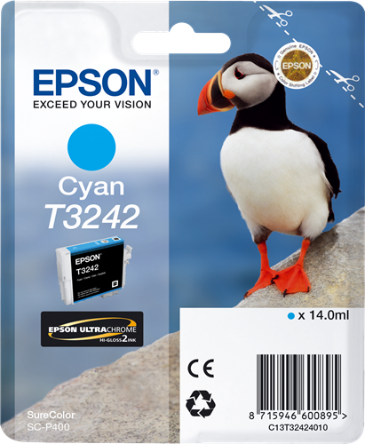 Epson T3242 Cyan Cartucho de tinta
