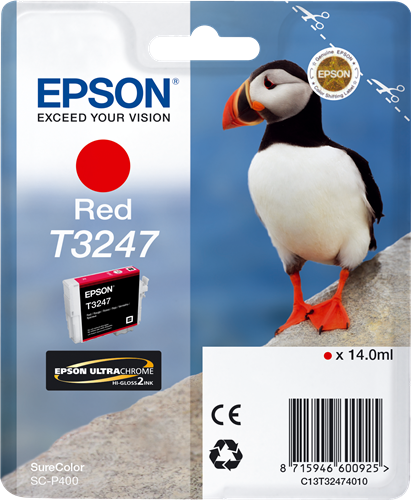 Epson T3247 Rosso Cartuccia d'inchiostro