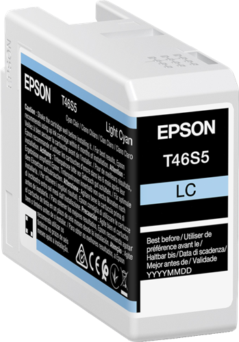 Epson T46S5 cyan (jasny) kardiż atramentowy