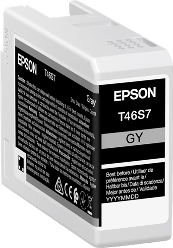 Epson T46S7 Šedá Inkoustovou kazetu