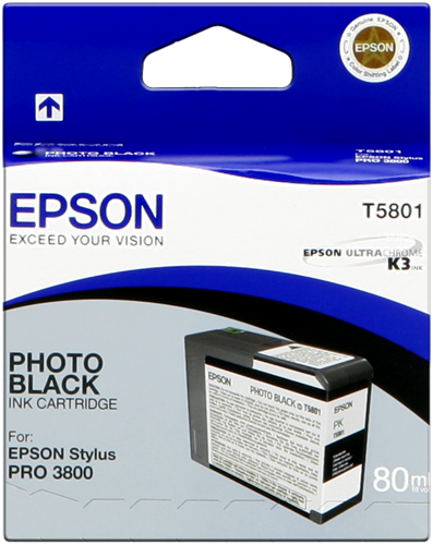 Epson T5801 Preto (foto) Cartucho de tinta