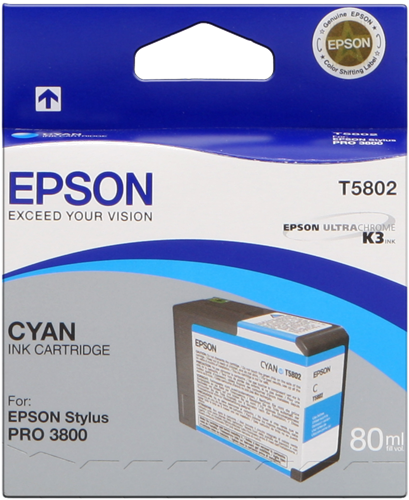 Epson T5802 Cyan Cartucho de tinta