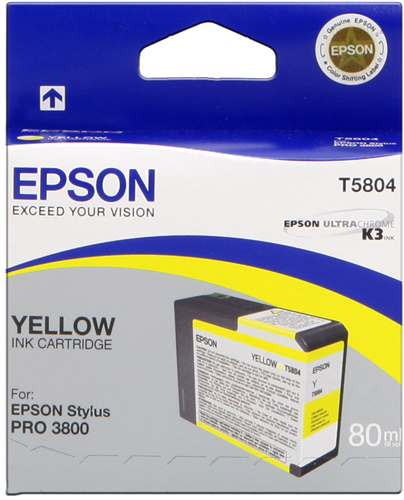 Epson T5804 Amarelo Cartucho de tinta