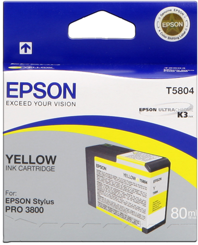 Epson T5804 amarillo Cartucho de tinta