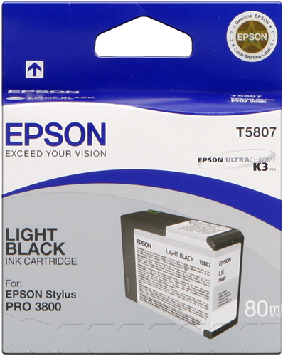 Epson T5807 lightblack inktpatroon