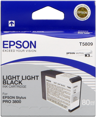 Epson T5809 lightlightblack Cartouche d'encre