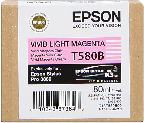 Epson T580B Magenta (jasna) kardiż atramentowy