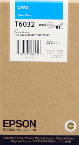 Epson T6032 Cyan Cartucho de tinta