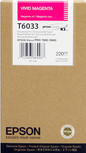 Epson T6033 purpurová Inkoustovou kazetu