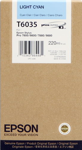 Epson T6035 Cyan (claro) Cartucho de tinta