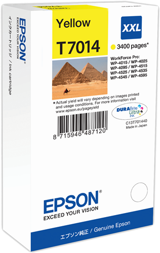 Epson T7014 XXL Amarelo Cartucho de tinta