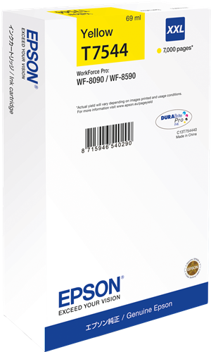 Epson T7544 XXL Amarelo Cartucho de tinta