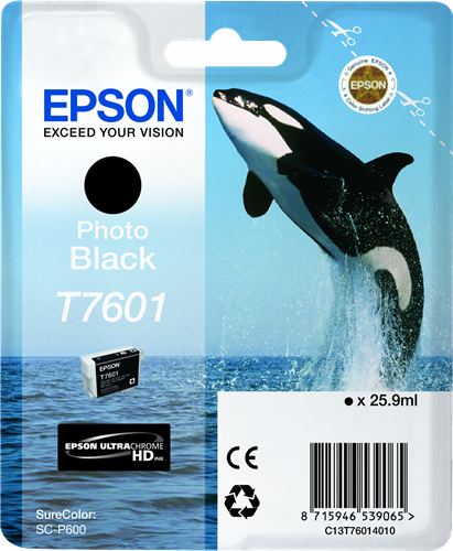 Epson T7601 Black (photo) ink cartridge