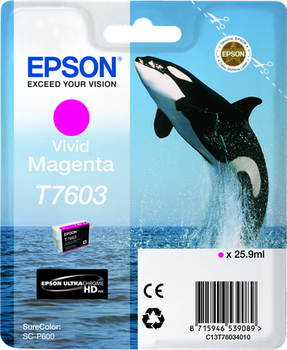 Epson T7603 magenta kardiż atramentowy