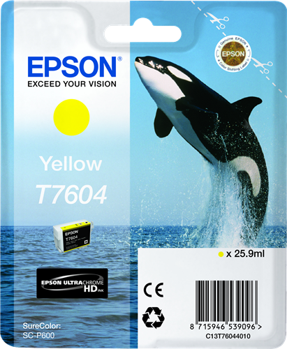 Epson T7604 Amarelo Cartucho de tinta
