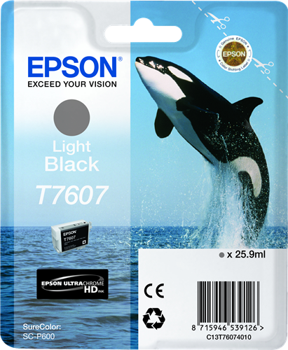 Epson T7607 lightblack Cartouche d'encre