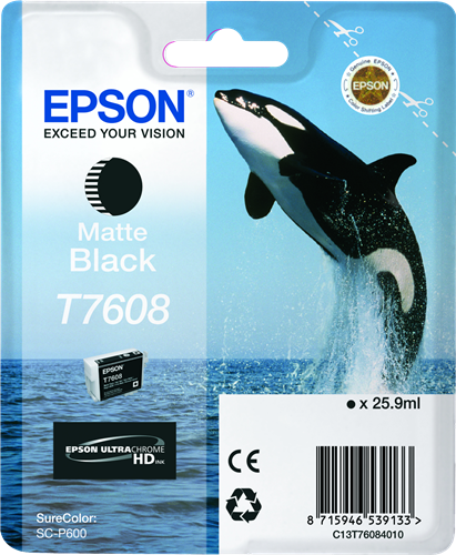 Epson T7608 Noir (Matt) Cartouche d'encre