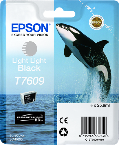 Epson T7609 lightlightblack Cartouche d'encre