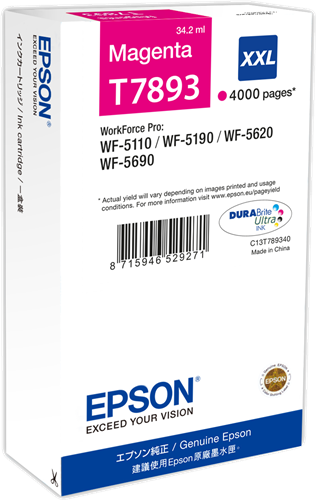 Epson T7893 XXL purpurová Inkoustovou kazetu