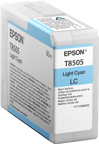 Epson T8505 Cyan (brillant) Cartouche d'encre