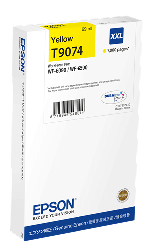 Epson T9074 XXL yellow ink cartridge