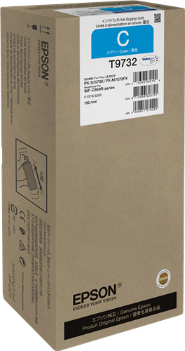 Epson T9732 cyan ink cartridge