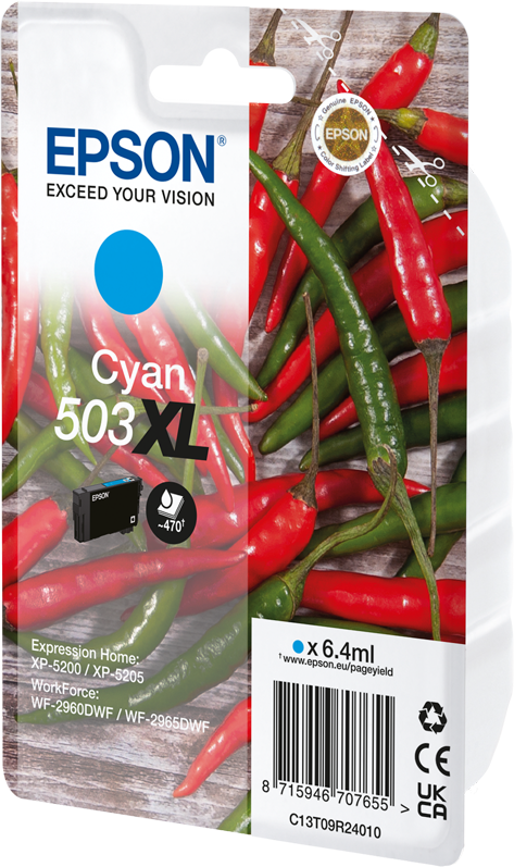 Cartouche compatible EPSON 503 CYAN XL