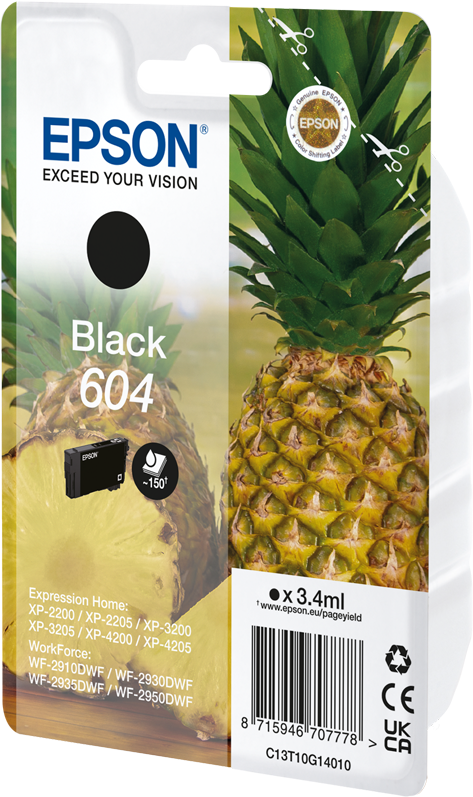 ✓ Cartouche compatible avec Epson 604XL Noir couleur Noir en stock -  123CONSOMMABLES