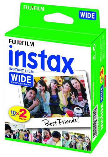 Fujifilm Instax Wide Instant-Farbfilm 8,6 x 10,8cm Weiss