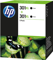 HP 301 XL Noir(e) Value Pack D8J45AE MCVP