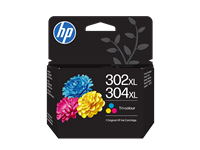 HP 302 XL / 304 XL Plusieurs couleurs Cartouche d'encre