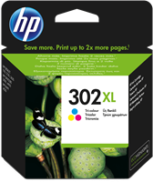 HP 302 XL różne kolory kardiż atramentowy