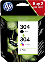HP 304 multipack black / more colours