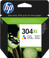 HP 304 XL várias cores Cartucho de tinta