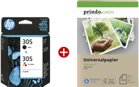 HP 305 Schwarz / mehrere Farben / rauchweiß Value Pack 6ZD17AE MCVP 01
