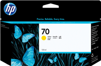 HP 70 Amarelo Cartucho de tinta