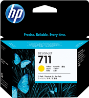 HP 711 Pack Amarelo