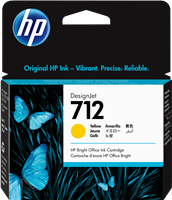 HP 712 Amarelo Cartucho de tinta