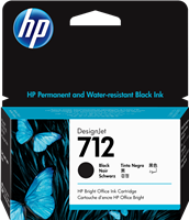 HP 712 Preto Cartucho de tinta
