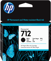 HP 712 Preto Cartucho de tinta