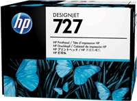 HP 727 Cabeça de impressão Preto / Cyan / Magenta / Amarelo