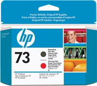 HP 73 Testina per stampa nero / Rosso