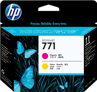 HP 771 purpurová / žlutý