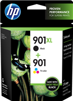 HP 901XL / 901 Multipack Schwarz / mehrere Farben