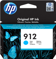 HP 912 tyrkysová Inkoustovou kazetu