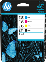 HP 934 / 935 Pack Preto / Cyan / Magenta / Amarelo